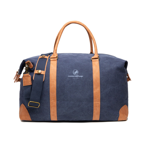 VINGA Duffle bag en toile recyclée RCS Bosler - Bleu Marine