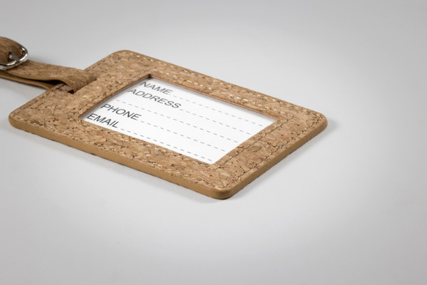 Cork luggage tag Coco