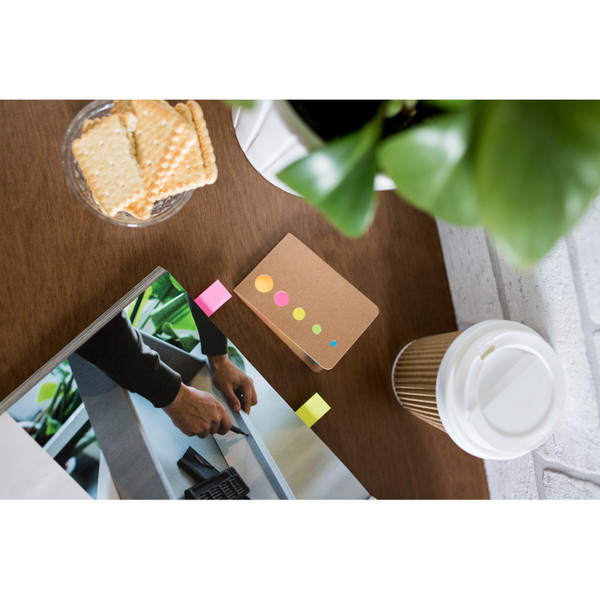 Notizenset, Haftnotizen | Braeden - weiß