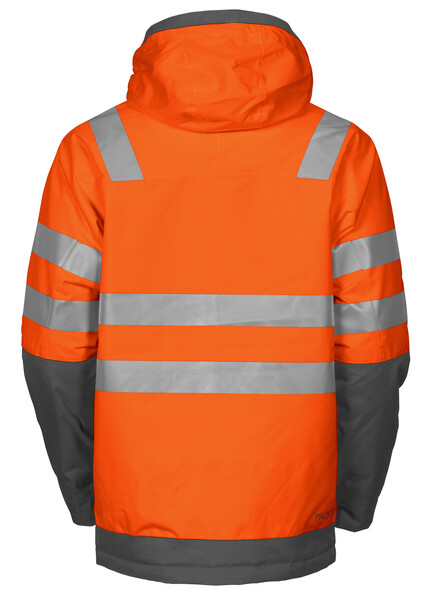 6418 PADDED JACKET ORANGE HV XS
