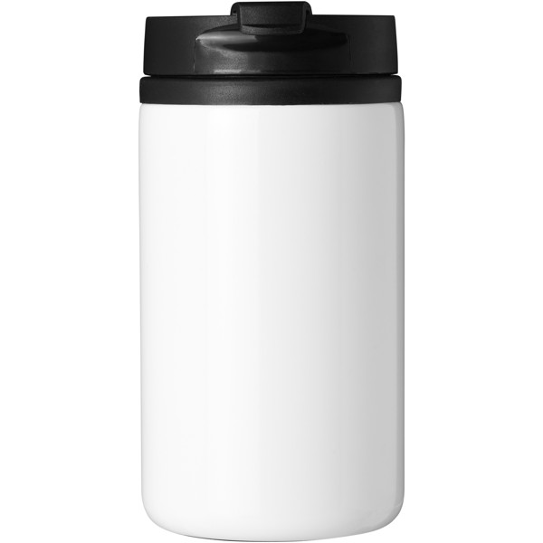 Gobelet avec isolation Mojave de 250 ml en acier inoxydable recyclé certifié RCS - Blanc