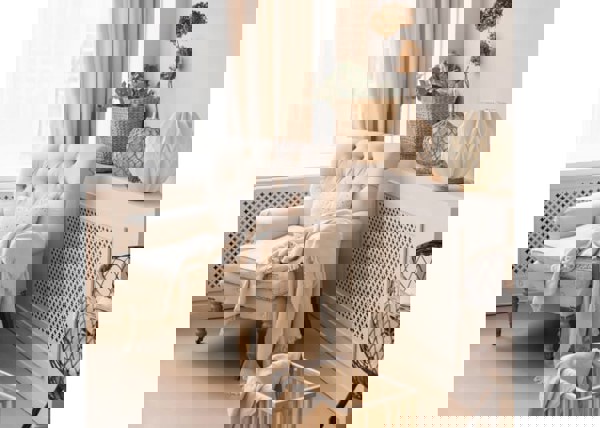 Coollux foldable Origami-inspired paper LED lamp Luna 25cm - Nature