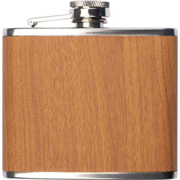 SUSANNA Acél flaska, 170 ml - Brown