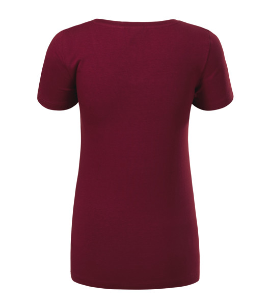 Tričko Dámské Malfini Premium® Action V-Neck - Garnet / S