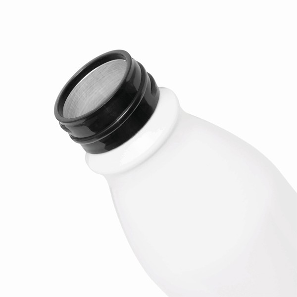 Aluminium Trinkflasche Fancy - Weiß