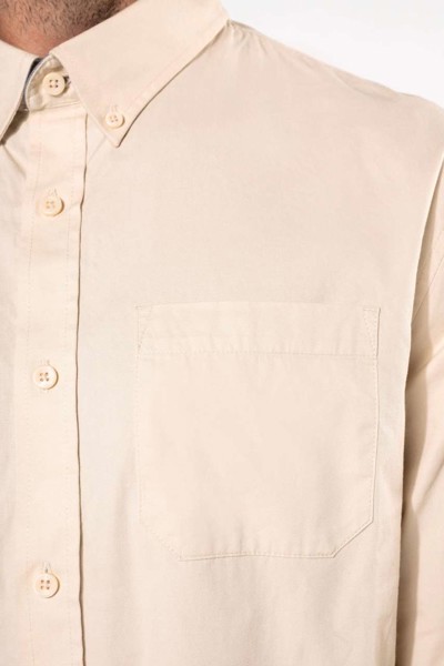 Men's Nevada Long-Sleeve Cotton Shirt - White / 2XL