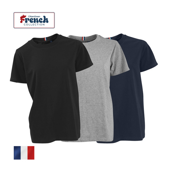Tshirt F Bio170g LUCIENNE - NOIR / L
