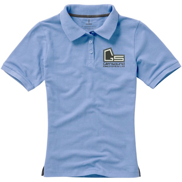 Polo manches courtes femme Calgary - Bleu clair / 2XL