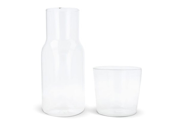 Sæt med karaffel 550 ml og drikkeglas 250 ml