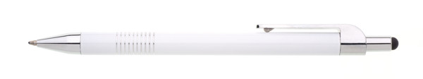 Lauria Touch Metal Ballpoint Pen - White