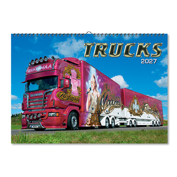 Nástenný kalendár Trucks 2027