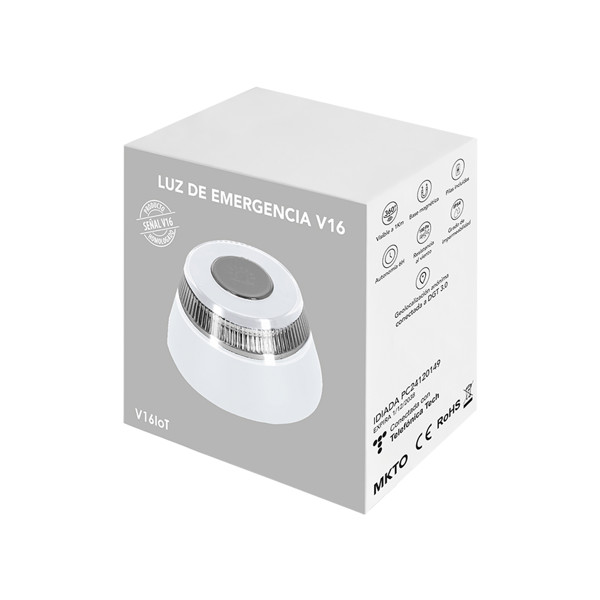 Luz Emergencia V16 Geolocalizada Kershaw - Negro