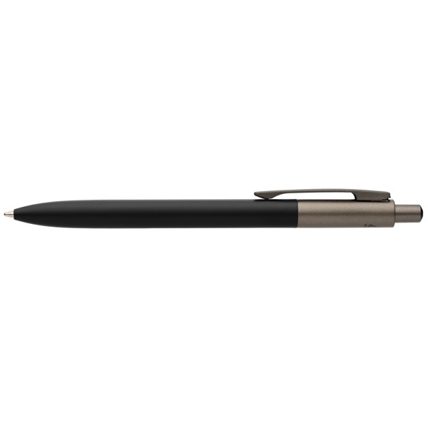Koro Recycled Aluminium Gunmetal Trim Pen - Black / Laser