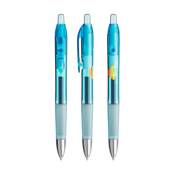 BIC® Intensity® Gel Clic - Bleu clair - encre noire