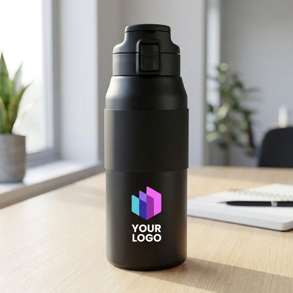 Garrafa em aço inoxidável Katie - branco