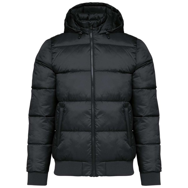 Unisex Recycled Ripstop Jacket With Hood - Black / 3XL