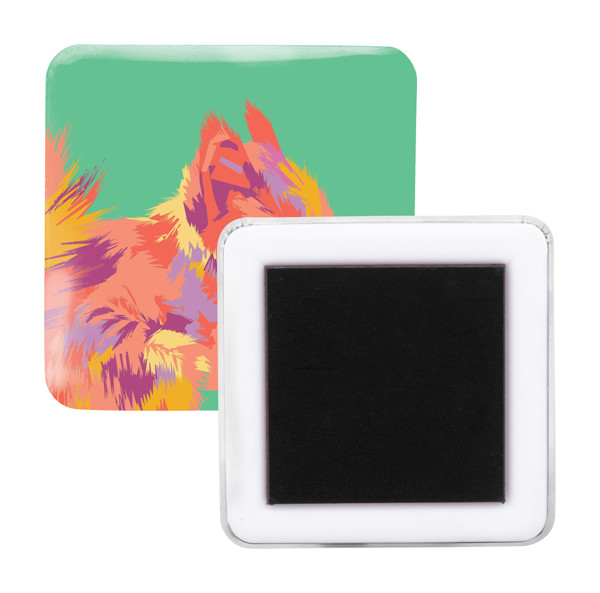 Pin Button Fridge Magnet MagBadge Square