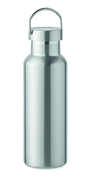 Doppelwandige Flasche 500 ml Florence - Mattsilber