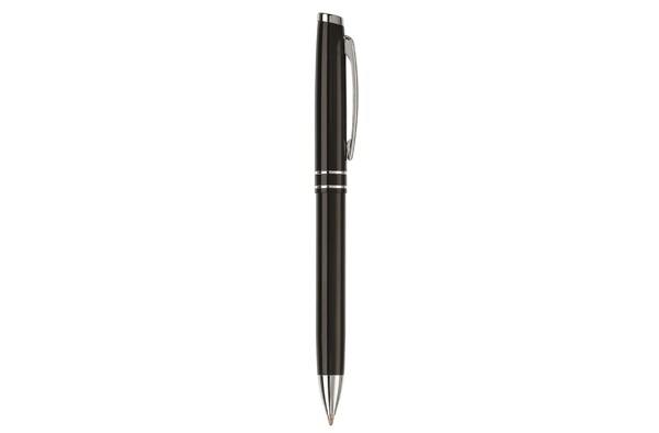 Ball pen metal 2 stripes - Black