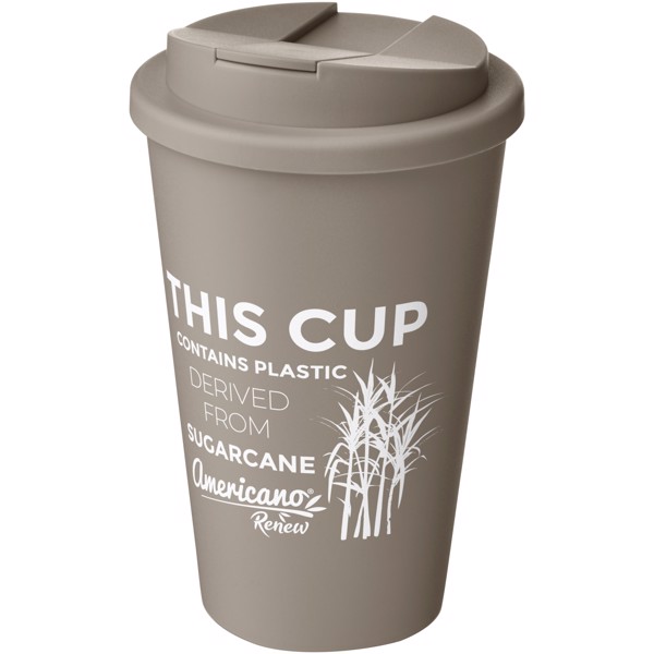 Bicchiere termico Americano®­­ Renew da 350 ml con coperchio ermetico - Grigio ghiaia