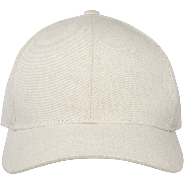Cappellino in tessuto riciclato Aware™ a 6 pannelli Opal - Oatmeal