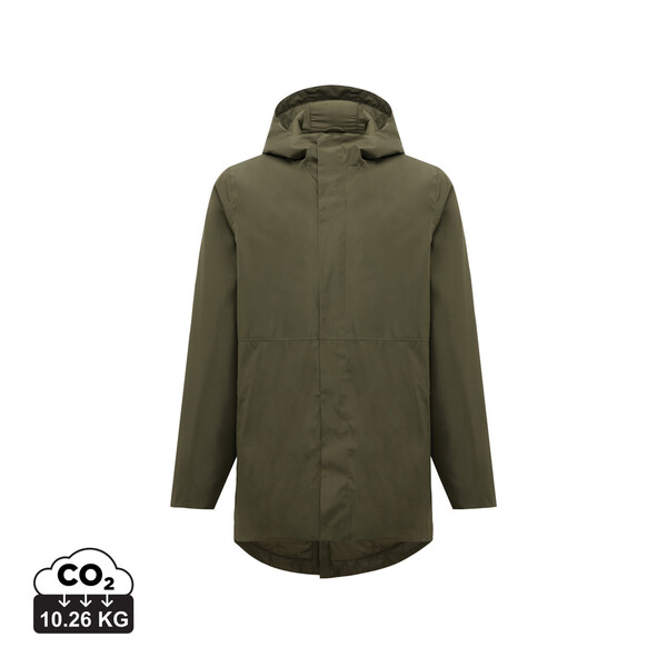 Thelon parka z recyklovaného polyesteru IQONIQ - Khaki / L