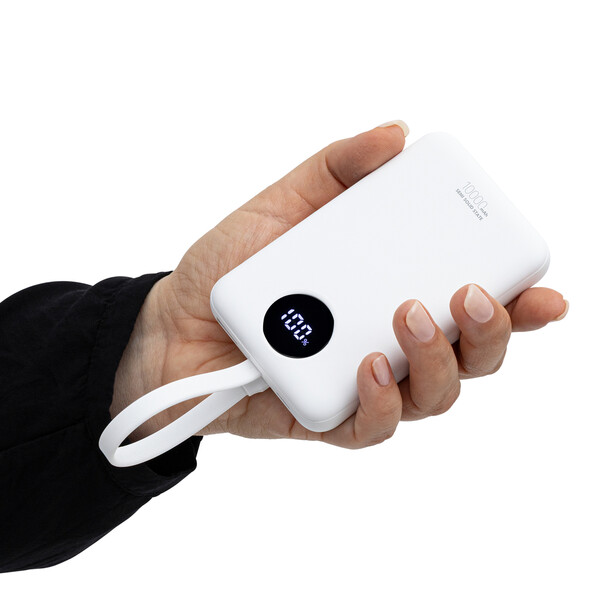 Powerbank sans fil magnétique 15W WATTRON PLUS X - blanc