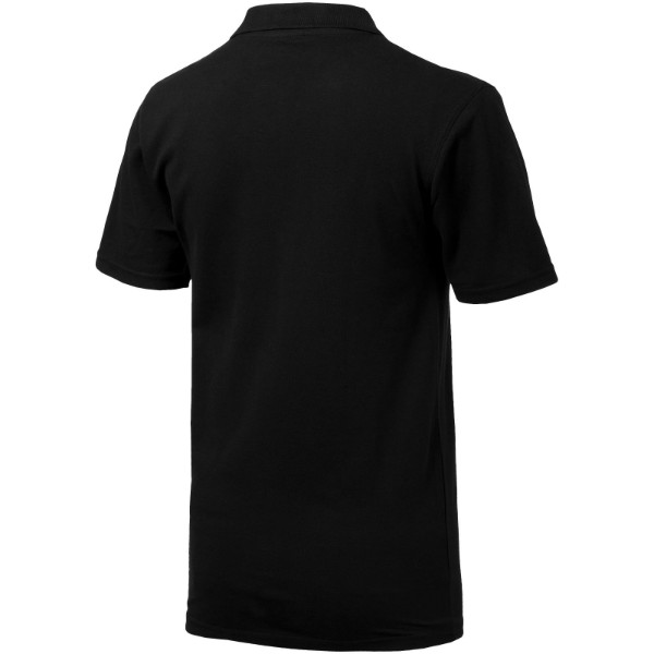 Advantage short sleeve men's polo - Solid Black / XXL