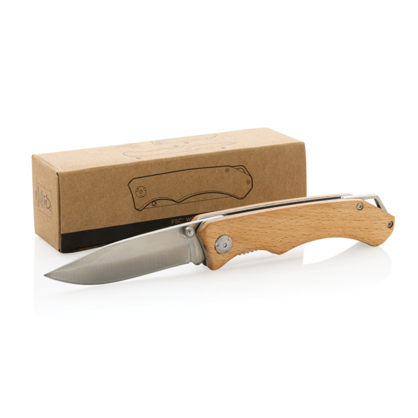 Wooden outdoor knife