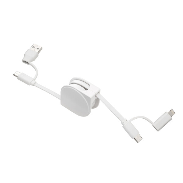 Câble de charge 6 in 1 SNAKE II - blanc