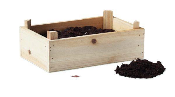 Tomato growing kit,wood crate,205x130x75mm
