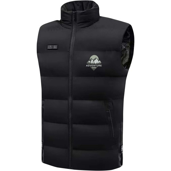 SCX.design G01 heated bodywarmer with power bank - Solid Black / XXL