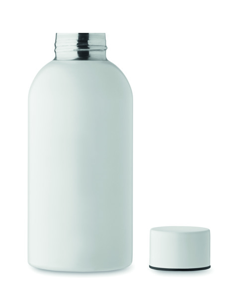 Einwandige Trinkflasche 500 ml Athena Mid - Weiß