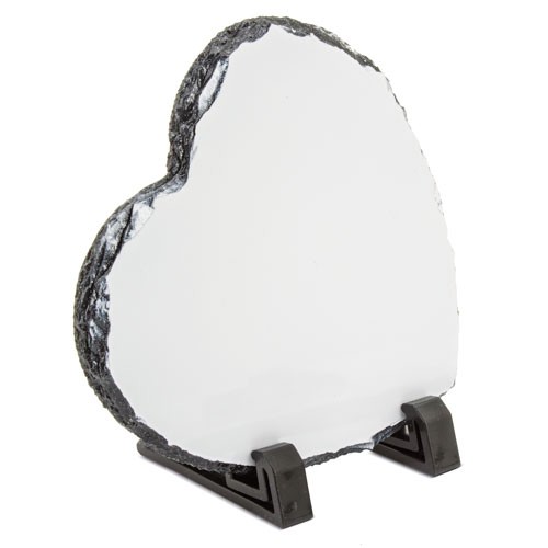 PORTA FOTOS DE PIZARRA CORAZÓN