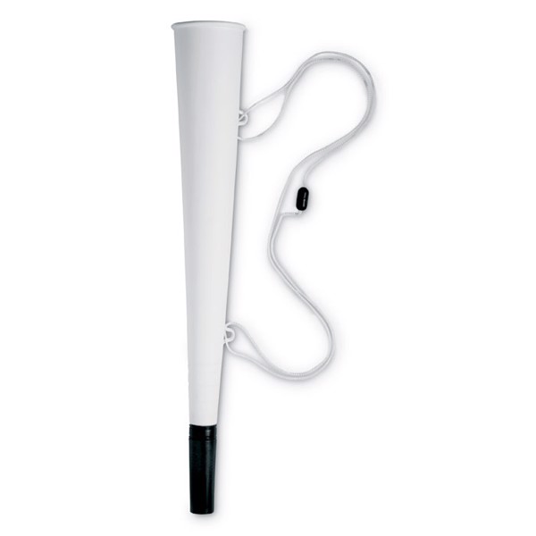 Stadium horn with cord Arribba! - White