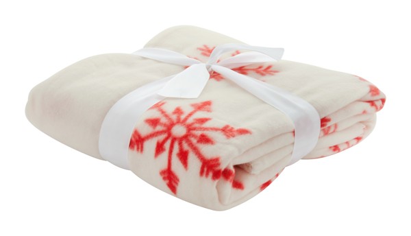 Polar Blanket Uppsala - White / Red
