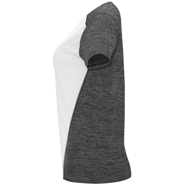 T-Shirt Zolder Woman - White/Heather Black / L