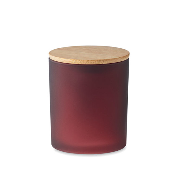 Plant based wax candle 120 gr Keops Small - Burgundy