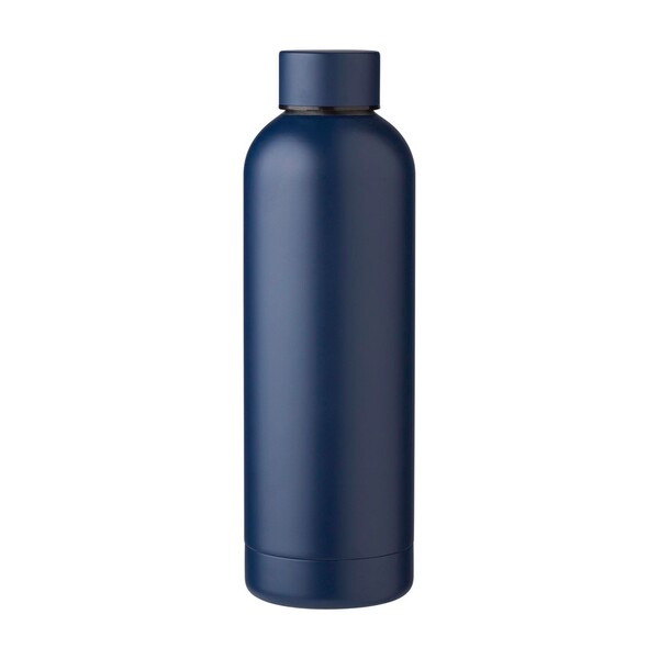 Gourde isotherme Isaiah | Recyclée | 500 ml - bleu marine