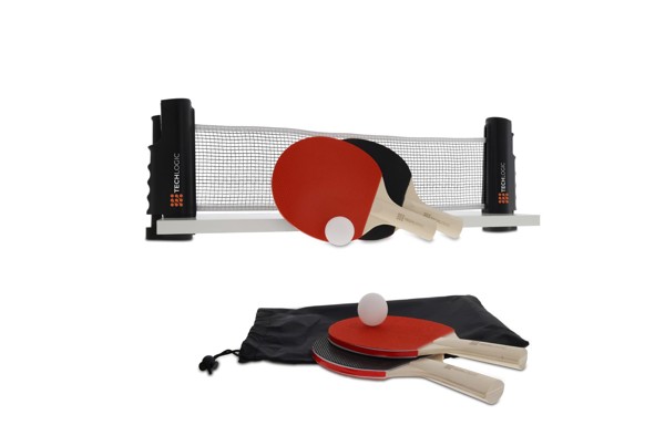 Table tennis set for a regular table - Black