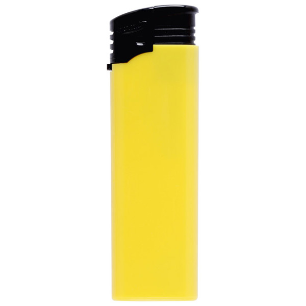 Electronic lighter, shiny, Atomic CRF2, yellow/black