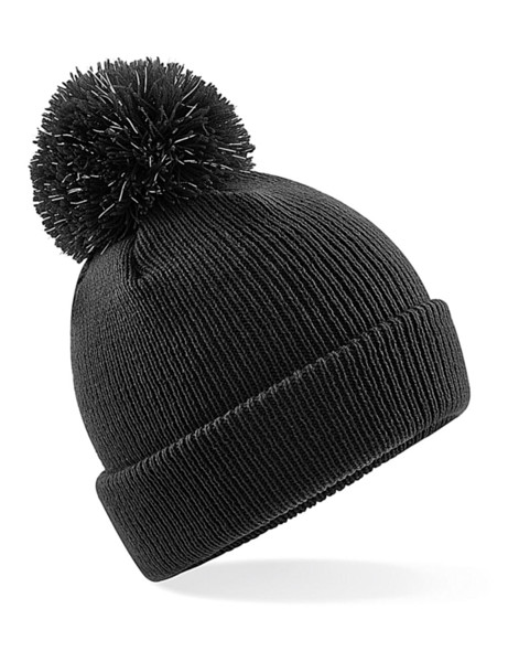 Berretto Junior Reflective Bobble - Black / ONE SIZE