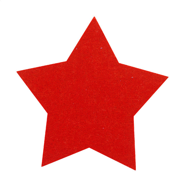Rpet Christmas Coaster Set Vagnes - Red