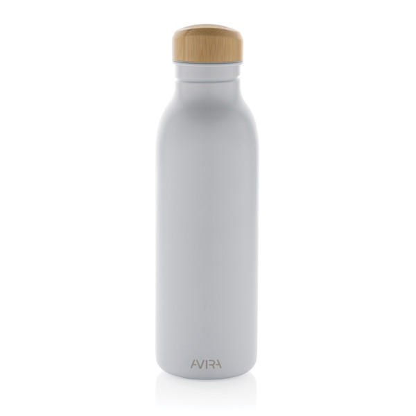 Avira Alcor RCS Re-steel single wall water bottle 600 ML - White