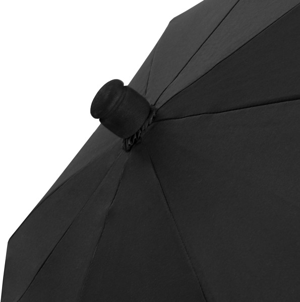 FALCONE - Parapluie pliant de voyage ultra lger - Manuel - Impermable au vent -  100 cm - Noir
