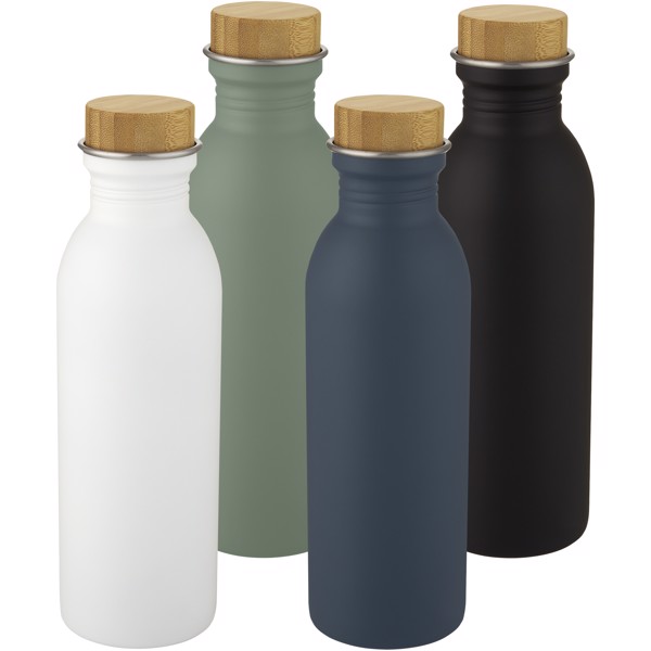 Kalix 650 ml stainless steel water bottle - Black