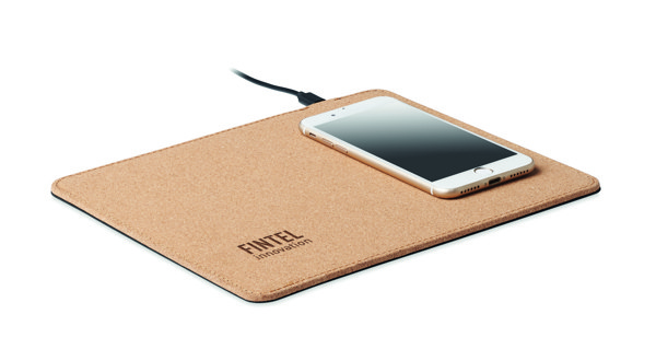 Cork mouse mat charger 15W Wireless Matty