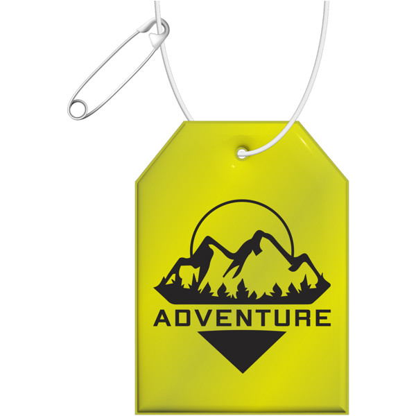 Pendente refletor de TPU com identificação RFX™ - Amarelo neón