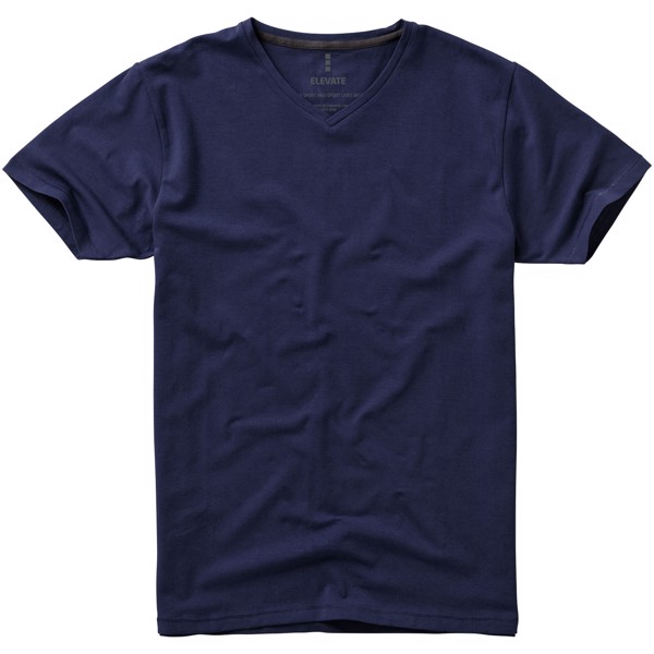 Kawartha short sleeve men's GOTS organic V-neck t-shirt - Navy / XS