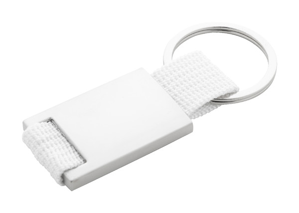 Keyring Poxil - White / Silver